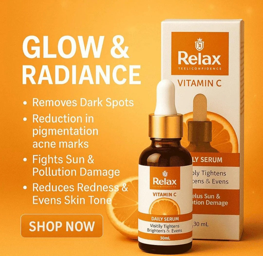 Relax Vitamin C Daily Serum – Brightening & Anti-Aging Face Serum