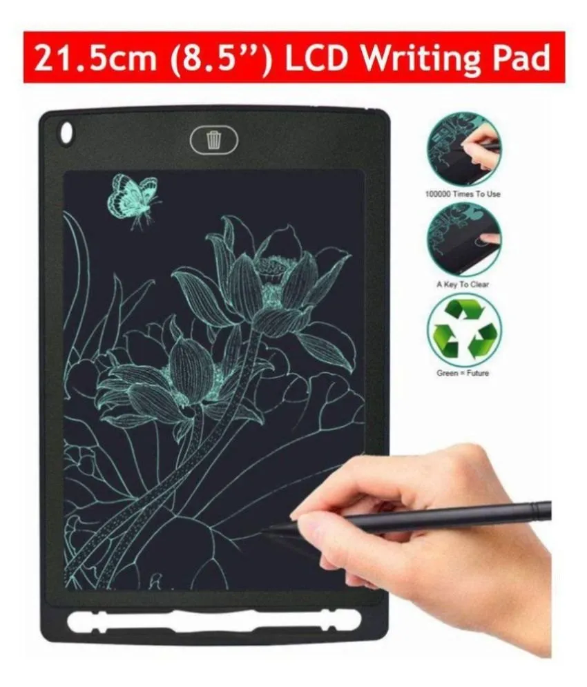 Hardbound LCD Writing Pad 8.5 inch LCD Tablet(random color )