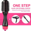 3‑in‑1 Hot Hair Dryer with Comb, Hair Straightener & Curler for Easy Styling