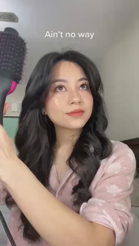 3‑in‑1 Hot Hair Dryer with Comb, Hair Straightener & Curler for Easy Styling